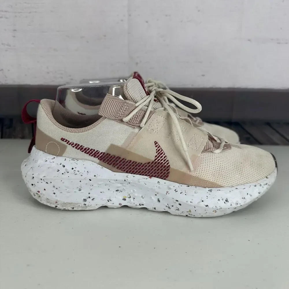 Nike Sneaker Womens 7.5 Pink Crater Impact Shoe‎ Athletic Lace up Casual